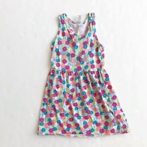 Gymboree floral racer back dress GUC  S fits 4-5T